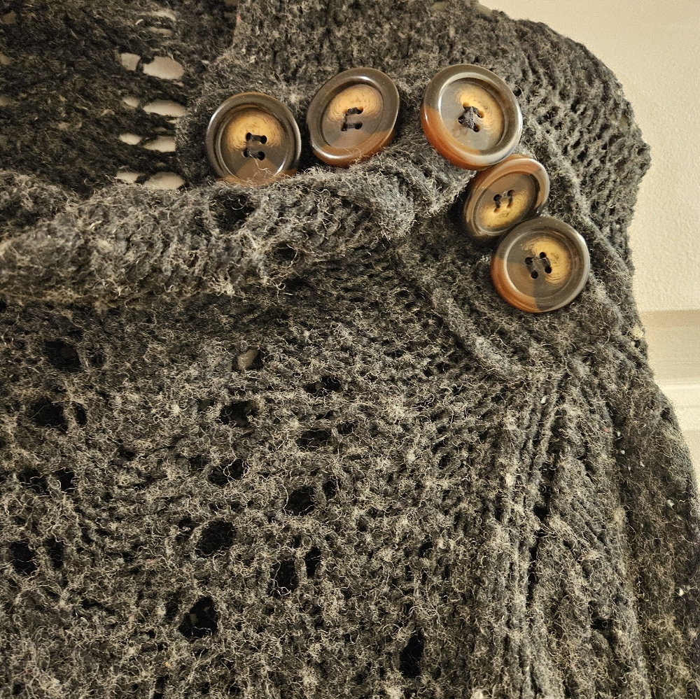 Dark Grey Anthropologie sweater dress - Picture 2 of 6